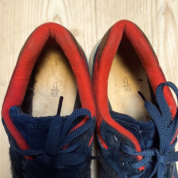 New Balance Red White & Blue Suede Sneakers - Picture 6 of 10